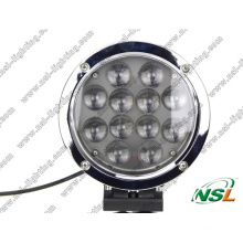 7inch 5100lm Round 12PCS X 5W CREE LED Black/Silver Housing Spot Flood 60W CREE Work Offroad Driving Fog Head Light 12V24V for 4X4 Jeep SUV Auto